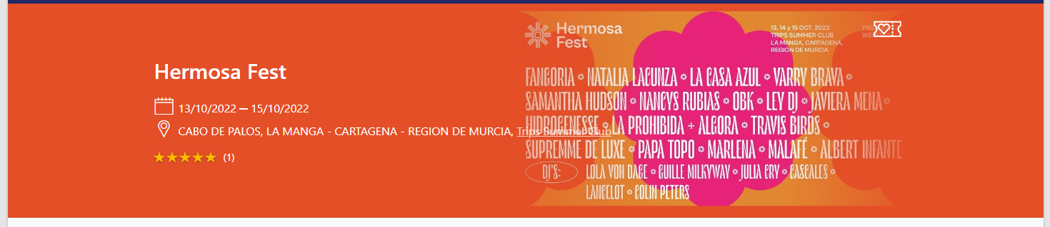 HERMOSA FEST EN LA MANGA