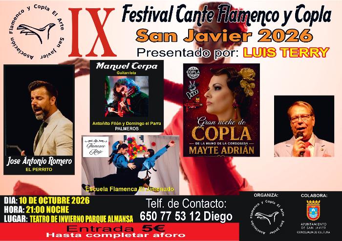 Ix Festival de flamenco y copla 