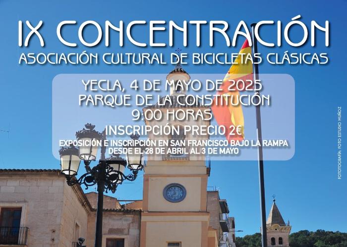IX CONCENTRACIÓN DE BICICLETAS CLÁSICAS LAS GALGAS IX CONCENTRACIÓN DE BICICLETAS CLÁSICAS LAS GALGAS