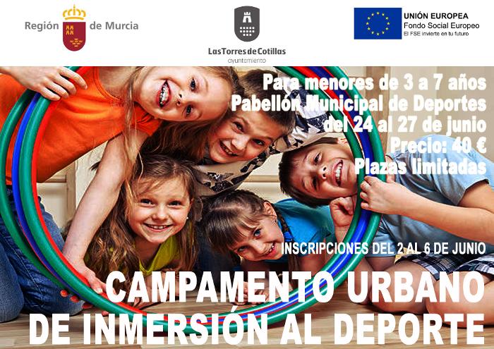 CAMPAMENTO URBANO DE INMERSIN AL DEPORTE 