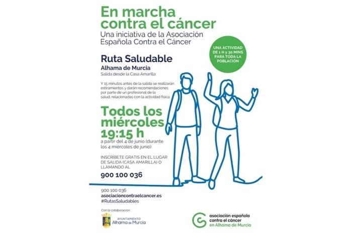 RUTAS SALUDABLES: EN MARCHA CONTRA EL CÁNCER. RUTAS SALUDABLES: EN MARCHA CONTRA EL CÁNCER.