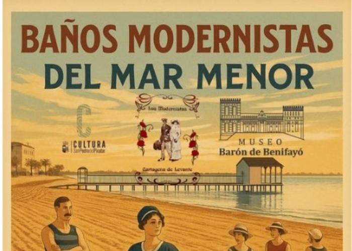 BAÑOS MODERNISTAS DEL MAR MENOR. SAN PEDRO DEL PINATAR 2025 BAÑOS MODERNISTAS DEL MAR MENOR. SAN PEDRO DEL PINATAR 2025