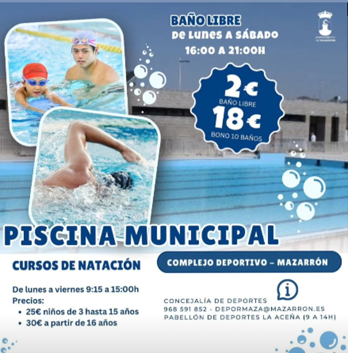 APERTURA AL PÚBLICO DE LA PISCINA MUNICIPAL DEL COMPLEJO DEPORTIVO MEDIA LEGUA APERTURA AL PÚBLICO DE LA PISCINA MUNICIPAL DEL COMPLEJO DEPORTIVO MEDIA LEGUA