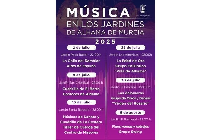 MSICA EN LOS JARDINES DE ALHAMA DE MURCIA