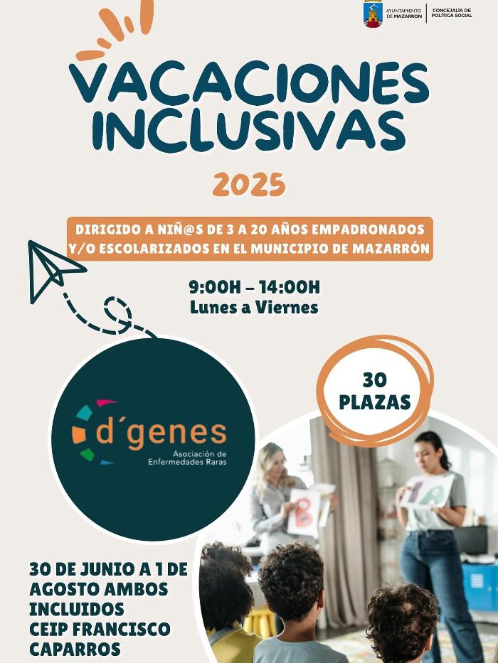 VACACIONES INCLUSIVAS 2025 VACACIONES INCLUSIVAS 2025