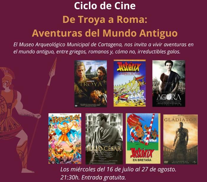Cine de verano Museo Arqueolgico Municipal: Ciclo de Troya a Roma