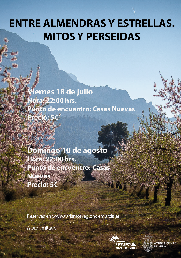 ENTRE ALMENDRAS Y ESTRELLA. MITOS Y PERSEIDAS ENTRE ALMENDRAS Y ESTRELLA. MITOS Y PERSEIDAS