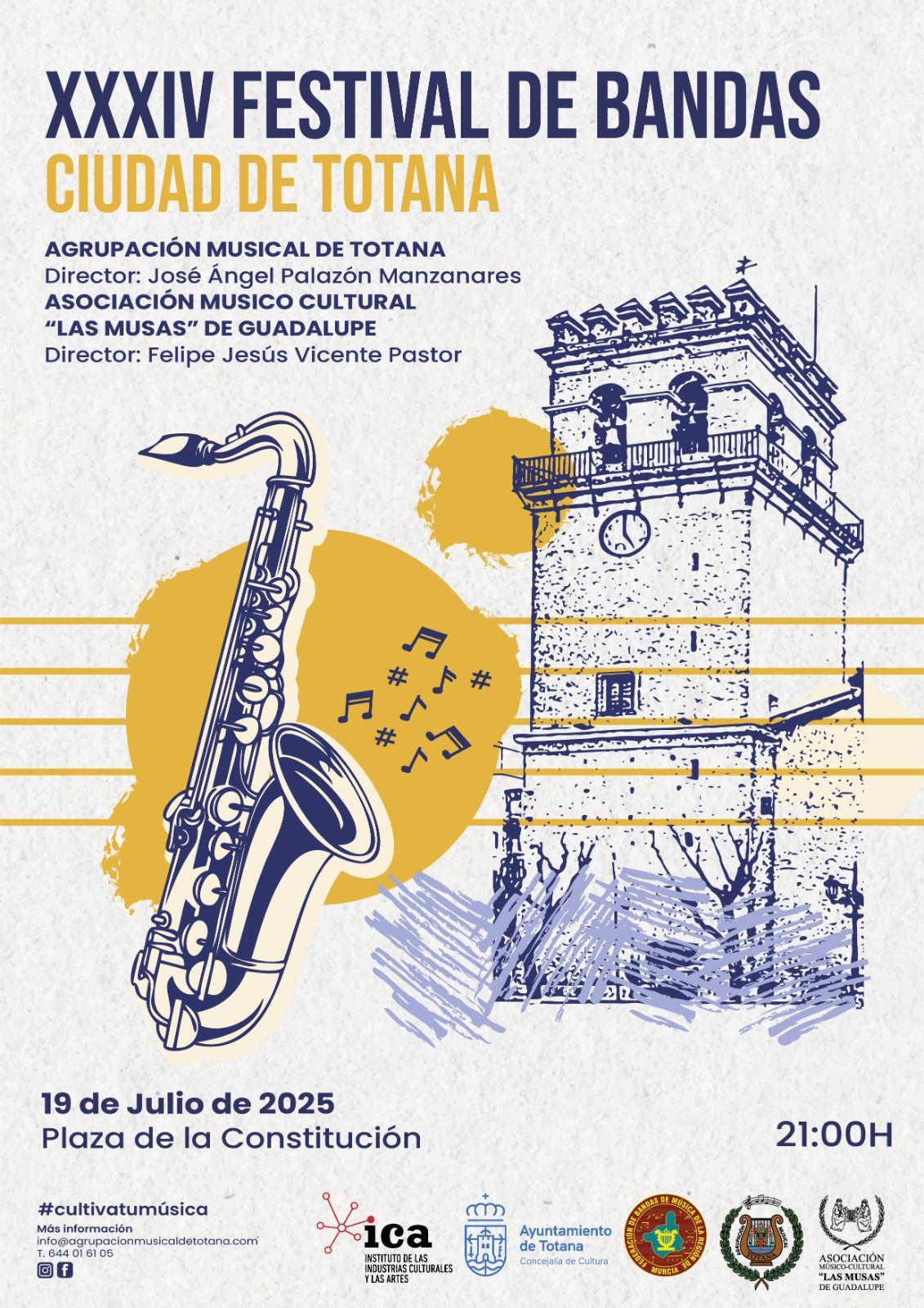 XXXIV FESTIVAL DE BANDAS CIUDAD DE TOTANA XXXIV FESTIVAL DE BANDAS CIUDAD DE TOTANA