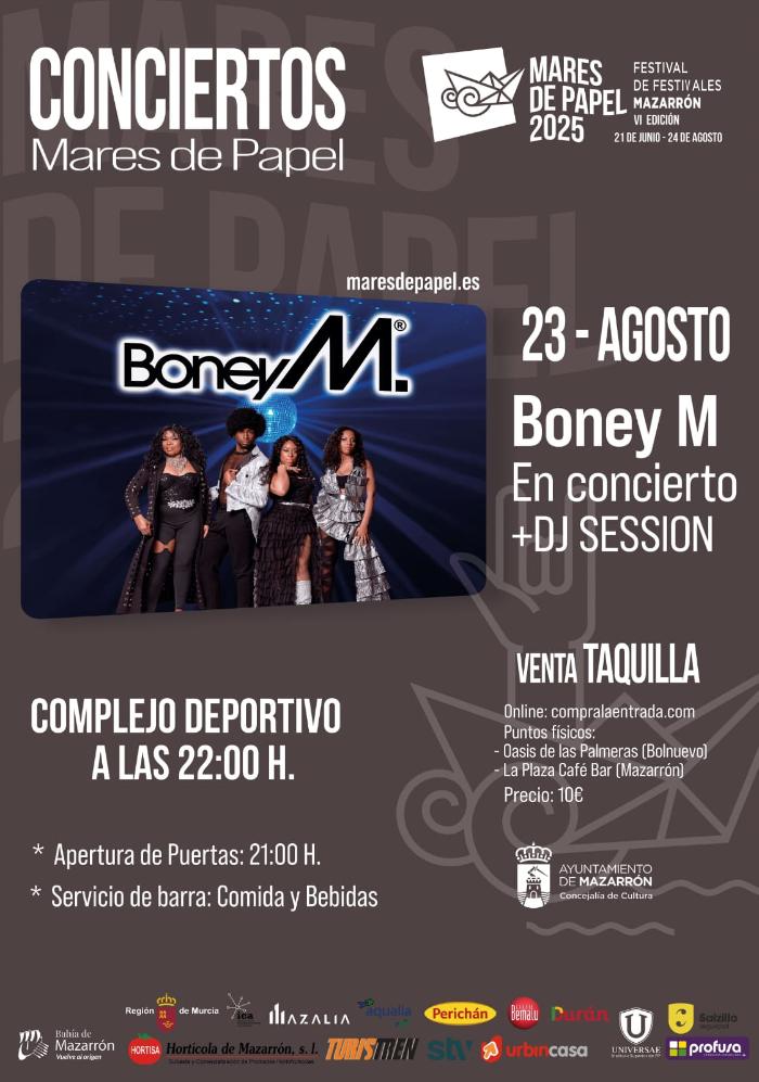 CONCIERTO EN VIVO DE BONEY M Y DJ SESSION CONCIERTO EN VIVO DE BONEY M Y DJ SESSION