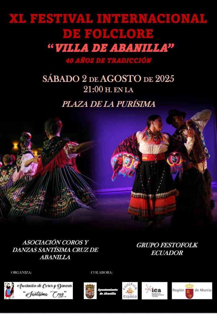 XL FESTIVAL INTERNACIONAL DE FOLKLORE VILLA DE ABANILLA