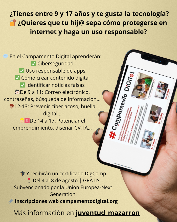 Campamento Digital para Jvenes de 9 a 17 aos