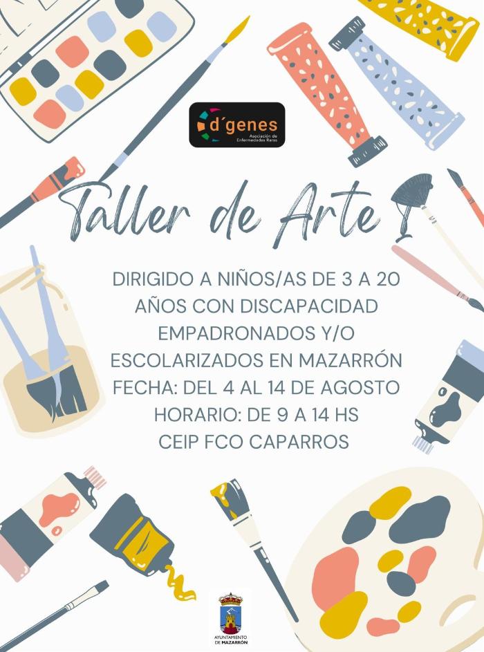 TALLERES DE ARTE PARA JVENES CON DIVERSIDAD FUNCIONAL