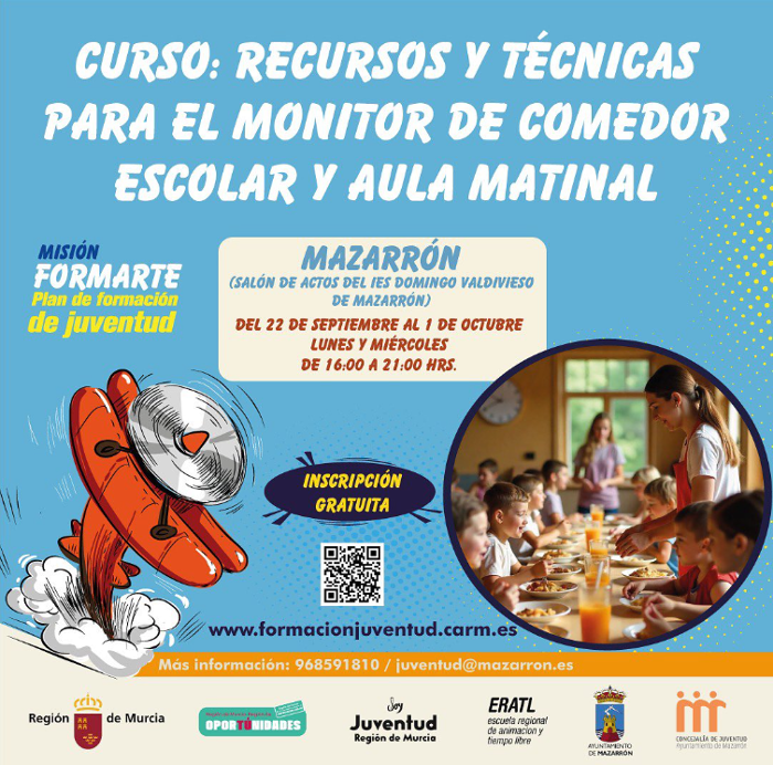 CURSO: RECURSOS Y TCNICAS PARA EL MONITOR DE COMEDOR ESCOLAR Y AULA MATINAL