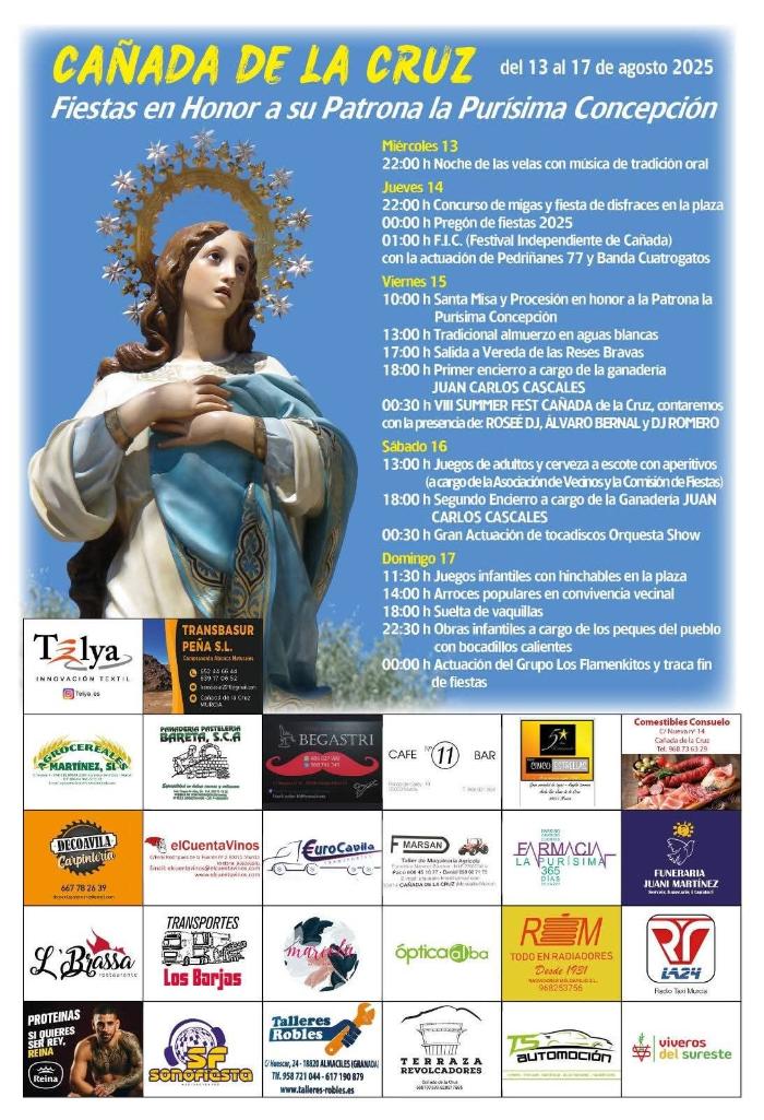 FIESTAS EN CAADA DE LA CRUZ - MORATALLA