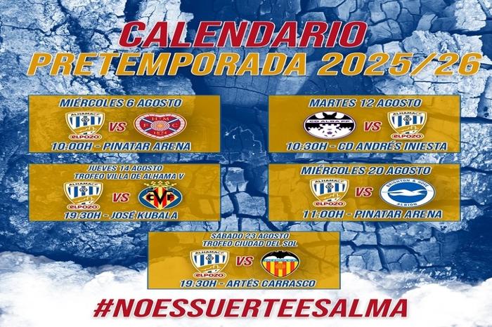 TROFEO VILLA DE ALHAMA V: ALHAMA CF ELPOZO - VILLAREAL CF