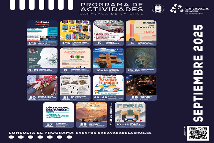 PROGRAMACIÓN CULTURAL DE SEPTIEMBRE PROGRAMACIÓN CULTURAL DE SEPTIEMBRE