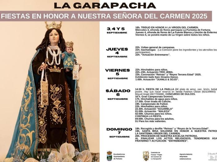 FIESTAS PATRONALES LA GARAPACHA FIESTAS PATRONALES LA GARAPACHA