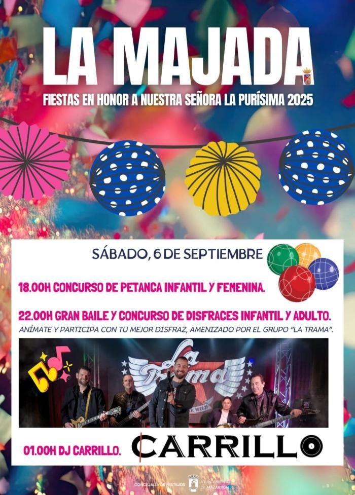 CONCURSO DE PETANCA .CONCURSO DE DISFRACES EN LAS FIESTAS PATRONALES DE LA MAJADA CONCURSO DE PETANCA .CONCURSO DE DISFRACES EN LAS FIESTAS PATRONALES DE LA MAJADA