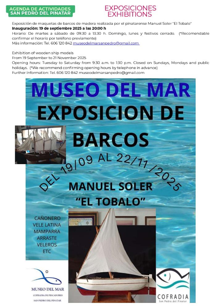 EXPOSICION DE MAQUETAS DE BARCO EXPOSICION DE MAQUETAS DE BARCO