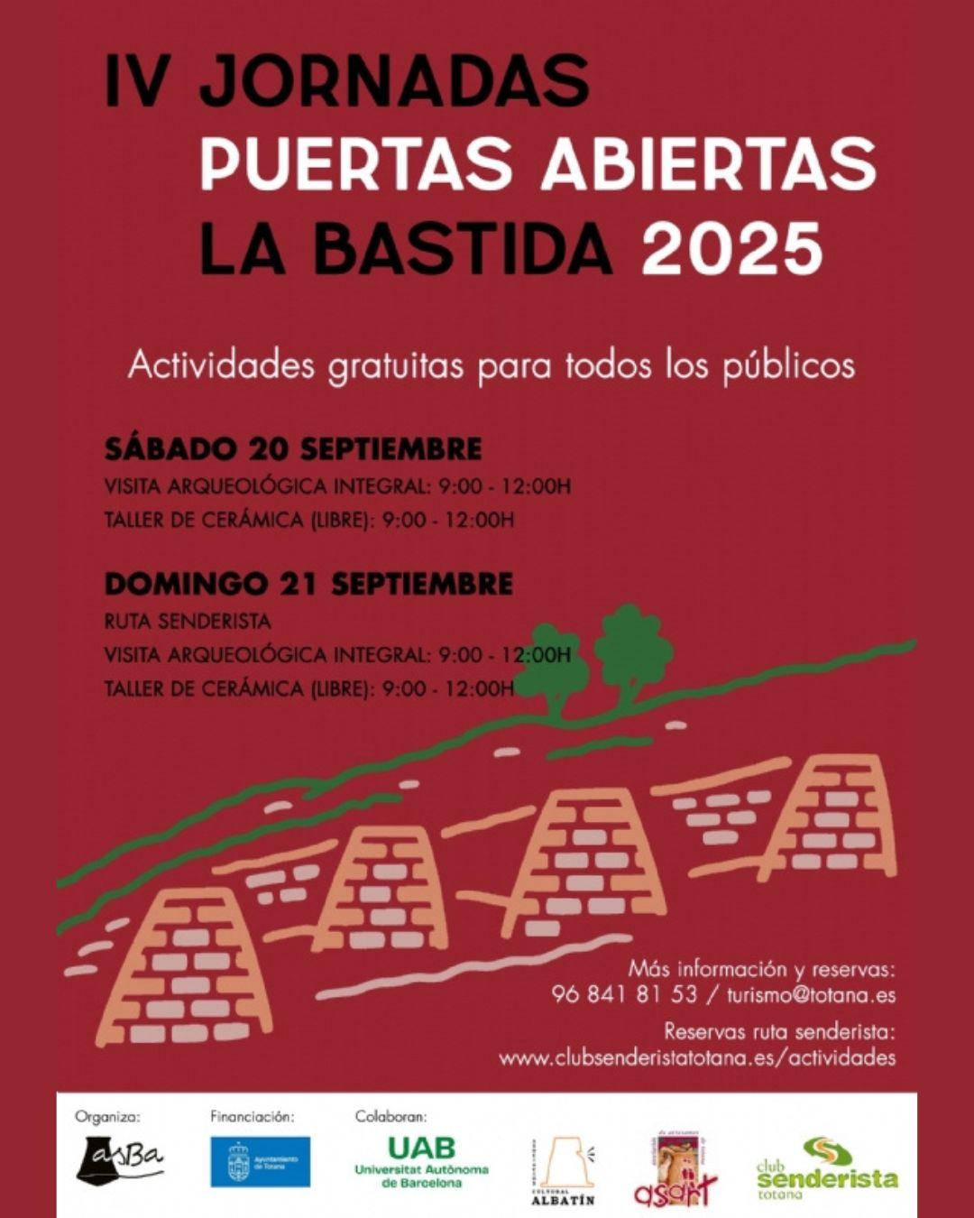 IV JORNADAS DE PUERTAS ABIERTAS, LA BASTIDA 2025