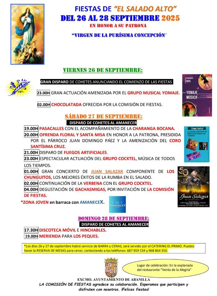 Fiesta de El Salado Alto Fiesta de El Salado Alto