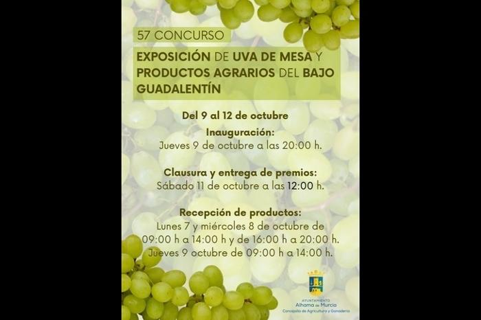57 CONCURSO EXPOSICIN DE UVA DE MESA Y PRODUCTOS AGRARIOS DEL BAJO GUADALENTN