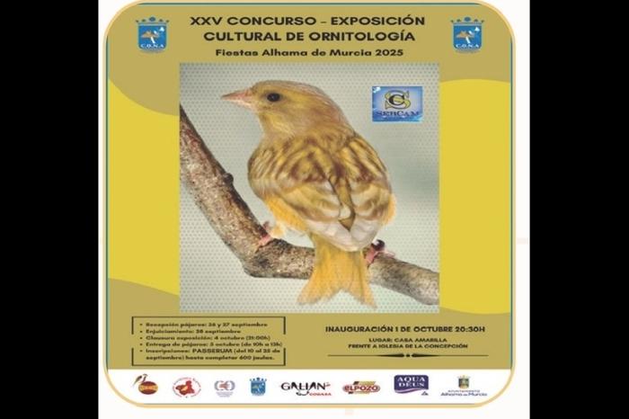 XXV CONCURSO EXPOSICIN CULTURAL DE ORNITOLOGA