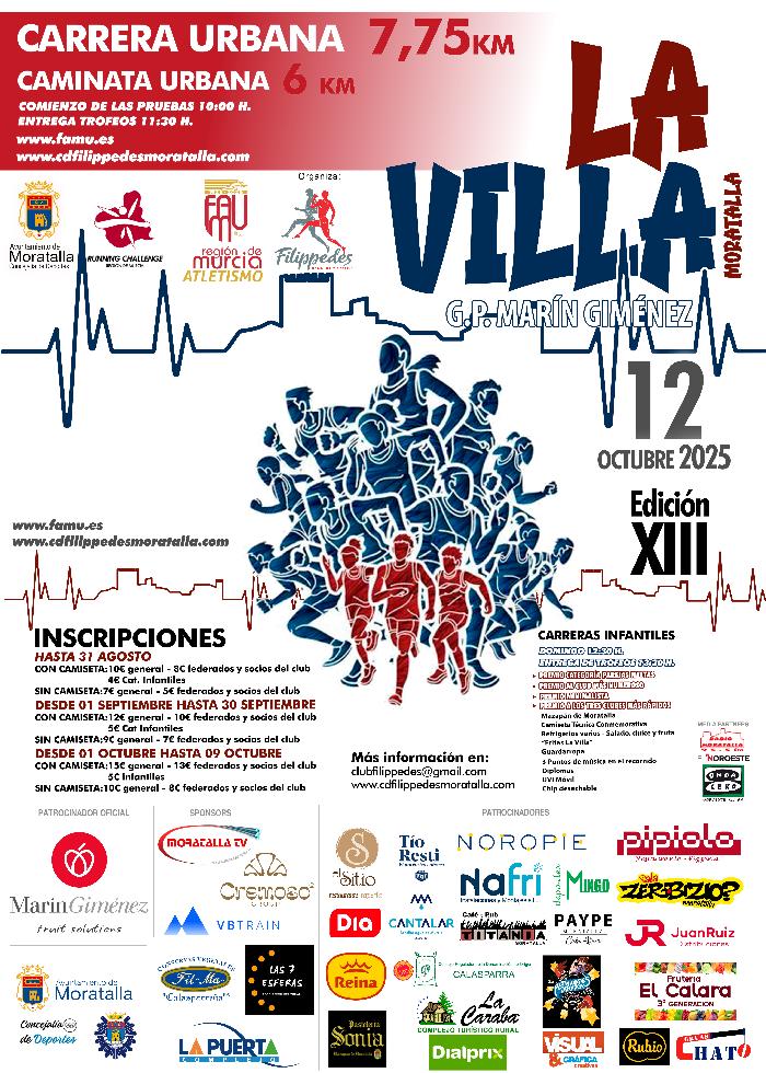 Carrera y Caminata Urbana, La Villa 