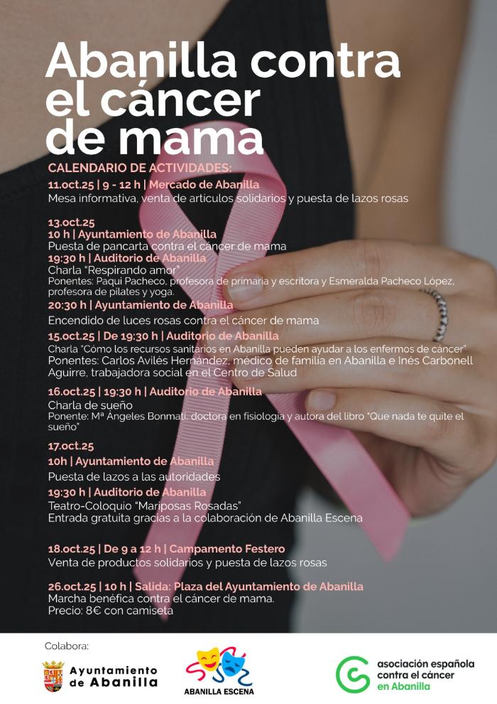ACTIVIDADES POR EL MES CONTRA EL CNCER DE MAMA- ABANILLA