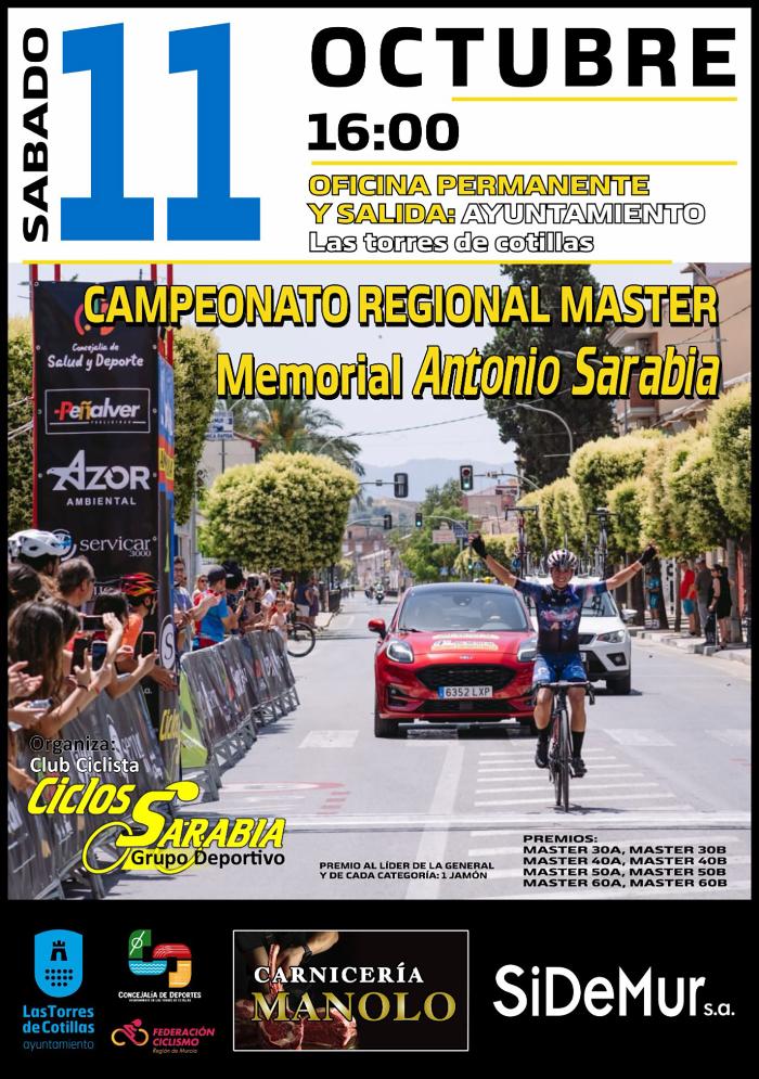 Campeonato Regional Máster - Memorial Antonio Sarabia Campeonato Regional Máster - Memorial Antonio Sarabia