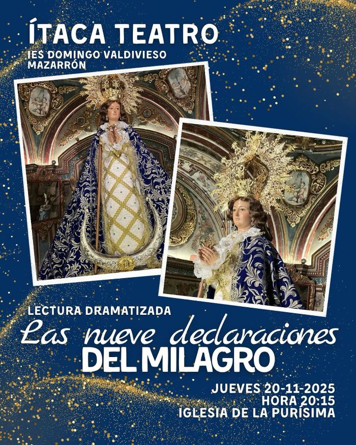 LECTURA DRAMATIZADA DE LAS 9 DECLARACIONES DEL MILAGRO.