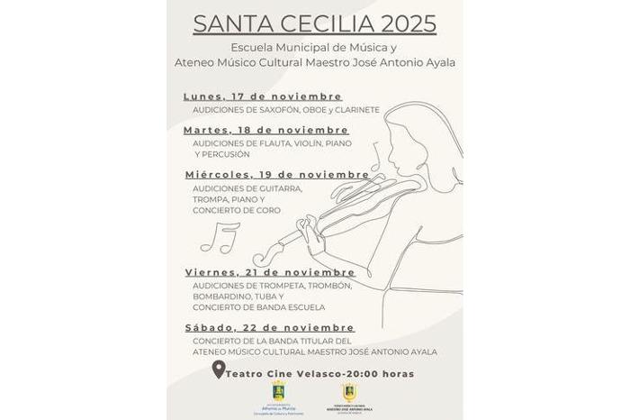 PROGRAMA DE ACTIVIDADES SANTA CECILIA 2025