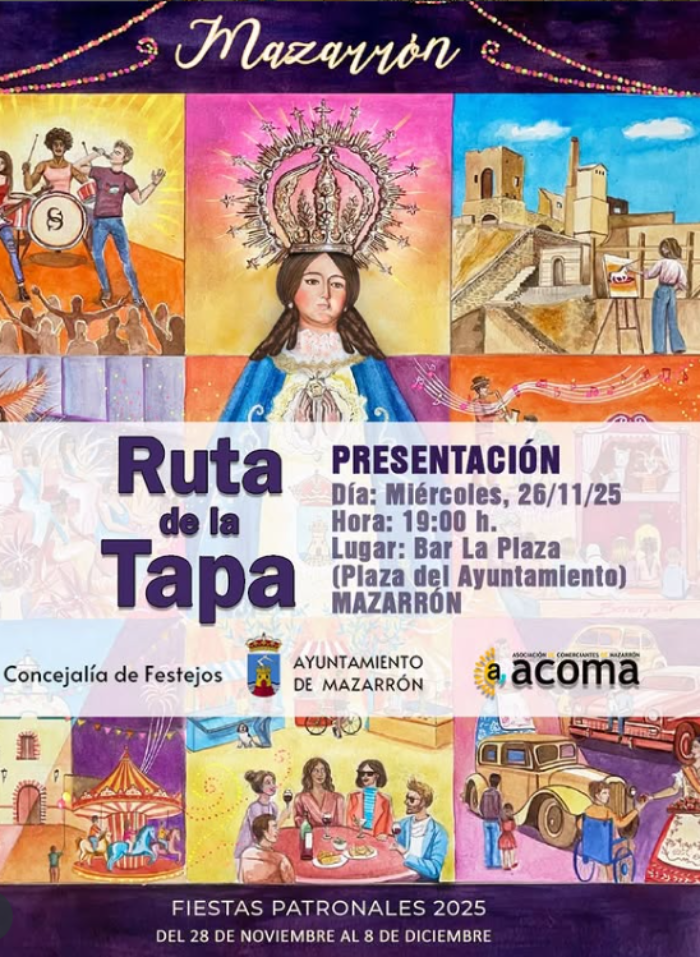 PRESENTACIN DE LA RUTA DE LA TAPA FIESTAS PATRONALES DE MAZARRN 