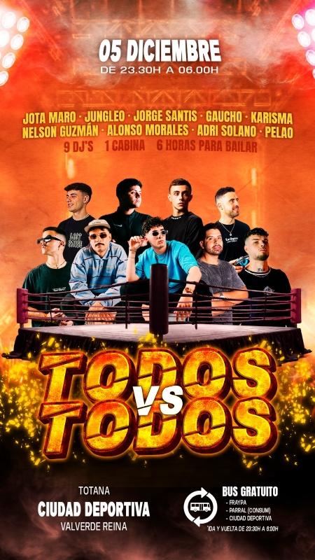 ACTUACIN DJS LOCALES TODOS VS TODOS