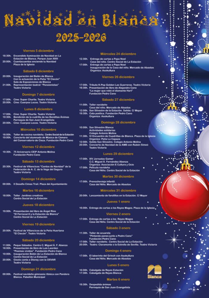 PROGRAMACIN NAVIDEA DE BLANCA