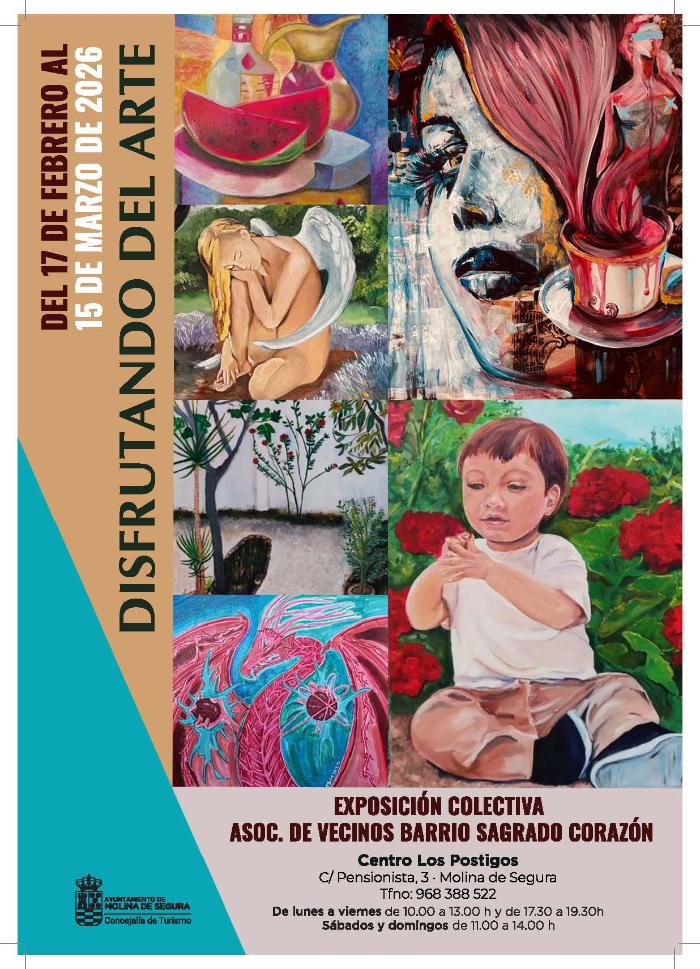 EXPOSICI�N DISFRUTANDO DEL ARTE