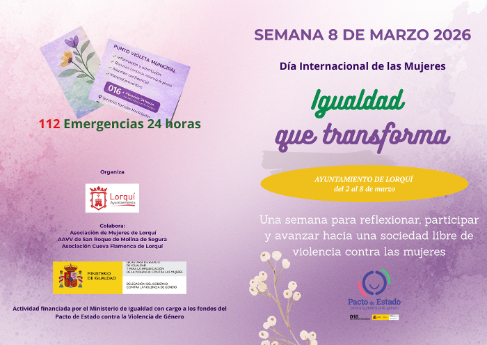 Programa de actividades d�a de las mujeres