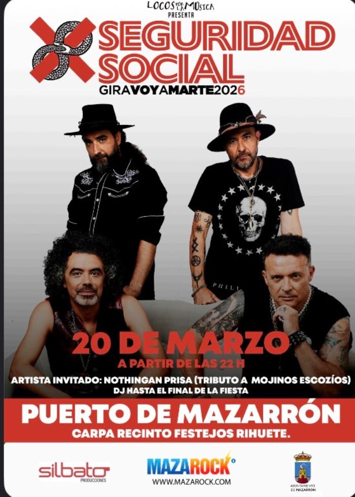 Gran noche de rock en las Fiestas del puerto de Mazarr�n