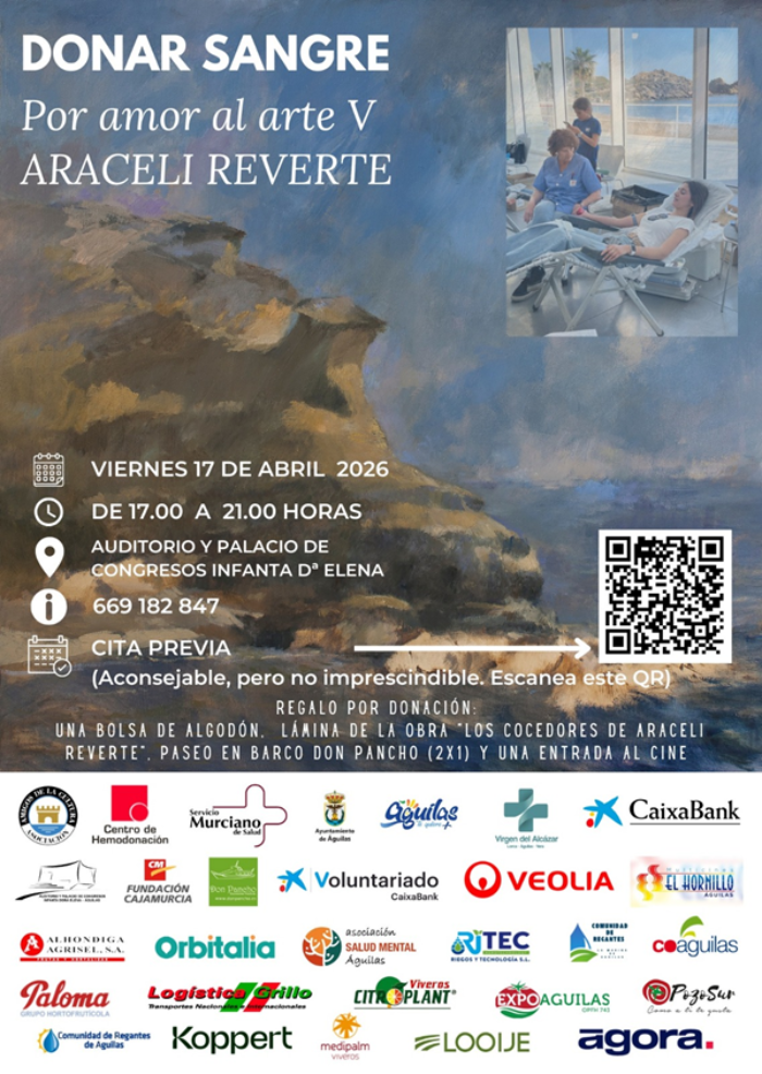 Donar sangre por amor al arte 