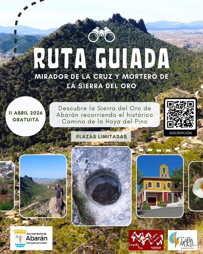 Ruta: mirador de la Cruz y mortero de la sierra del oro
