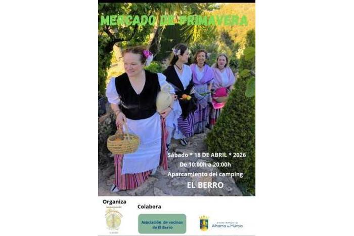 Mercado de primavera en el berro