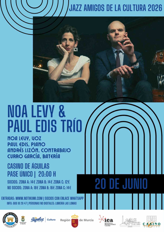 Concierto de noa levy y paul edis tr�o