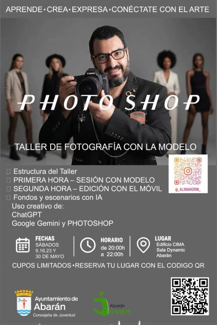 Photoshop taller de fotograf�a con la modelo