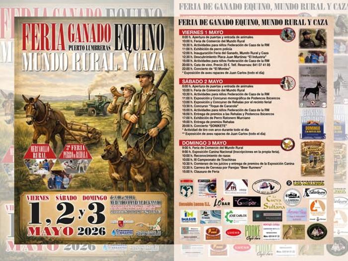Feria del ganado equino, mundo rural y caza 2026