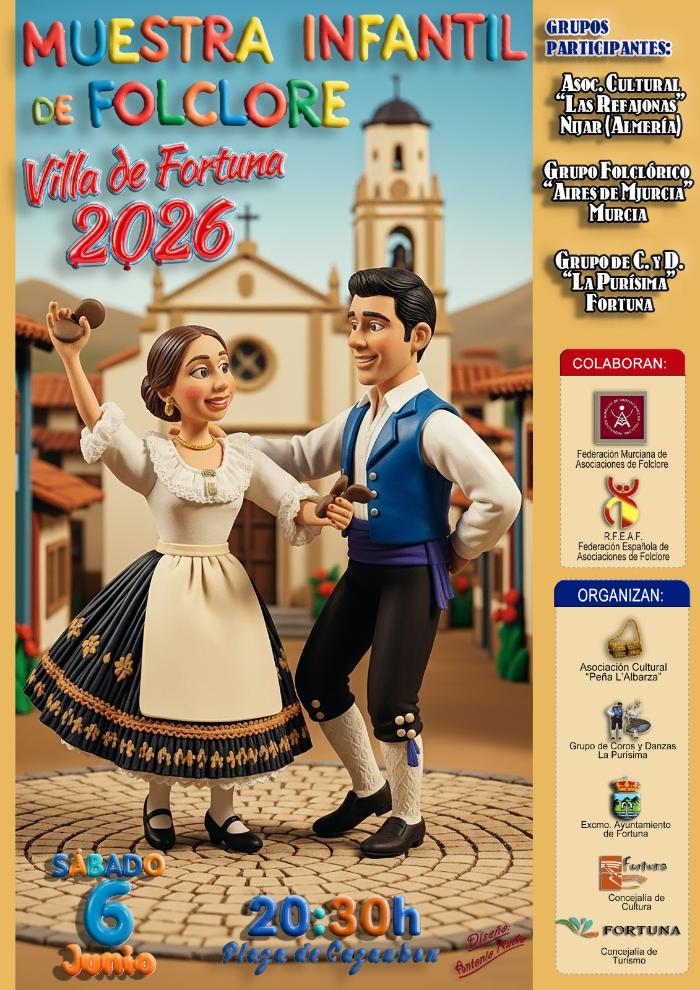 Muestra infantil de folklore villa de Fortuna 2026