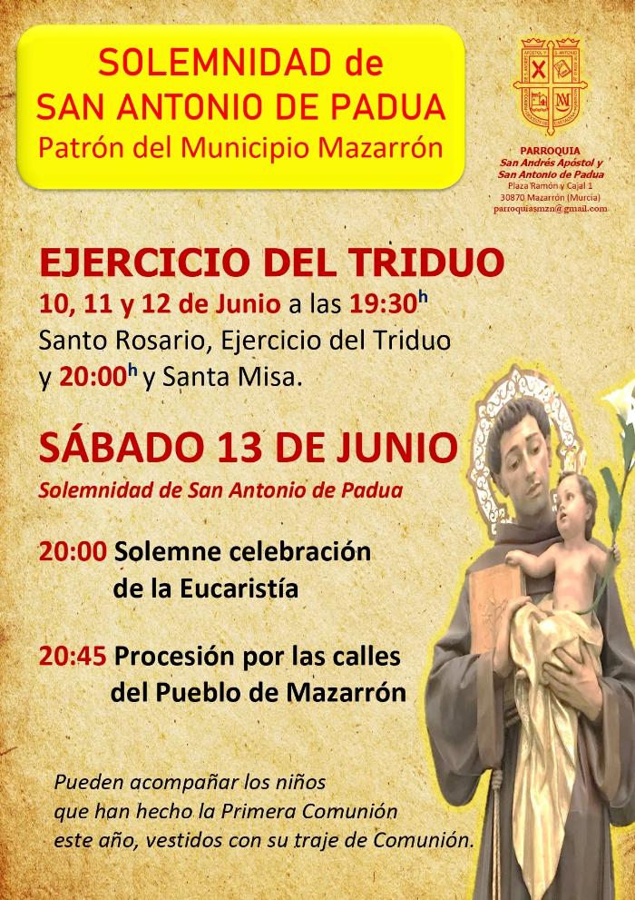  solemnidad de san antonio de padua