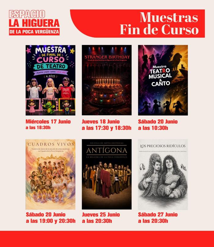 Muestras Fin de curso espacio la higuera de la poca verguenza