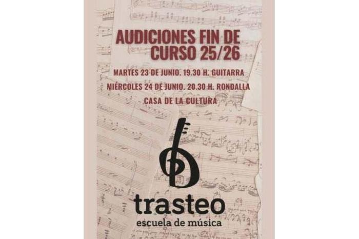 Audiciones Fin de curso escuela de m�sica trasteo