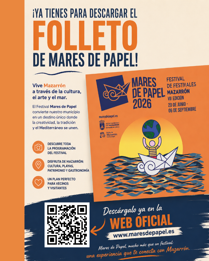 Folleto de mares de papel 2026