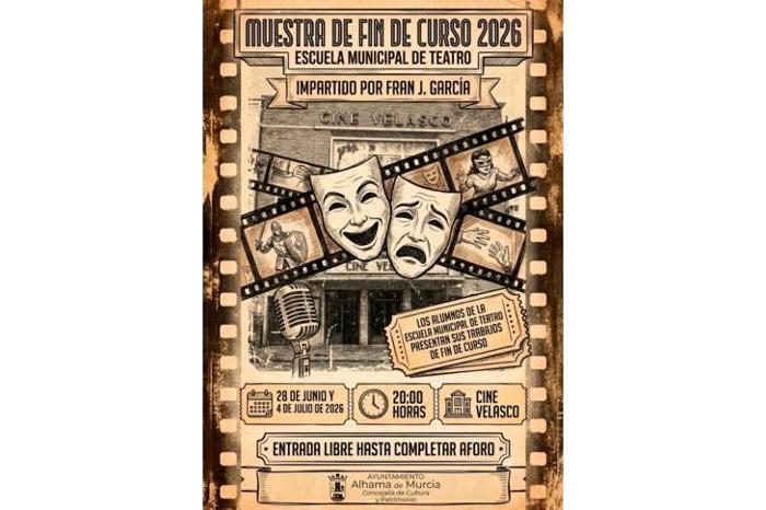 Escuela municipal de teatro: Muestra Fin de curso 2026